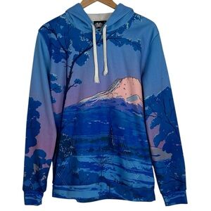 Vapor95 Mt. Fuji Fleece Hoodie Sweatshirt